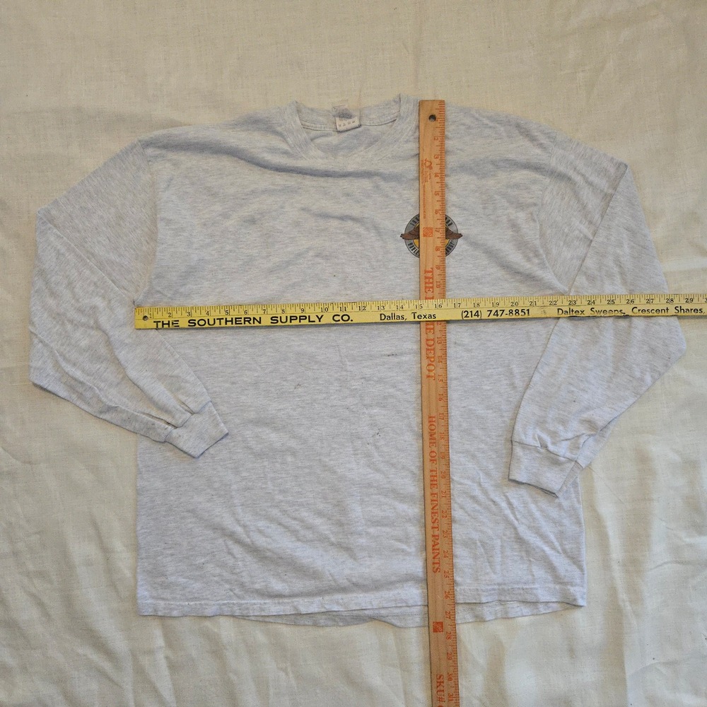 VTG Harley Davidson Simi Valley T-Shirt Mens Sz XL Gray CA HOG Long Sleeve Hanes - Picture 5 of 9